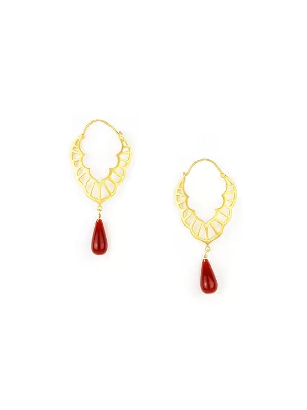 Rreverie Golden Earrings