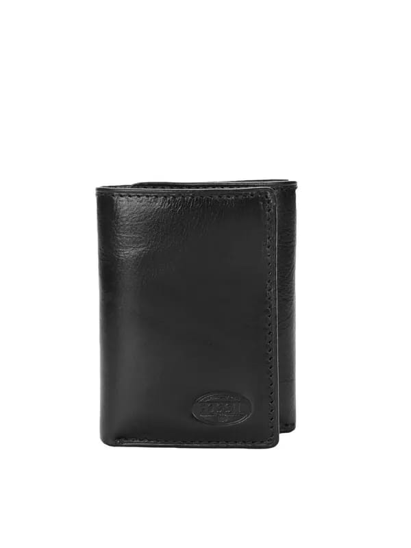 Fossil Men Black Wallet