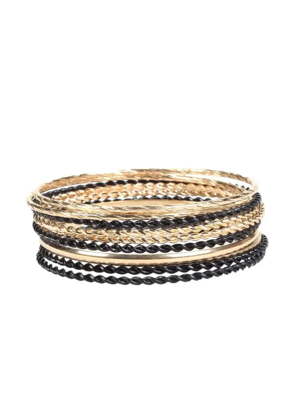 ToniQ Women Black Bangles