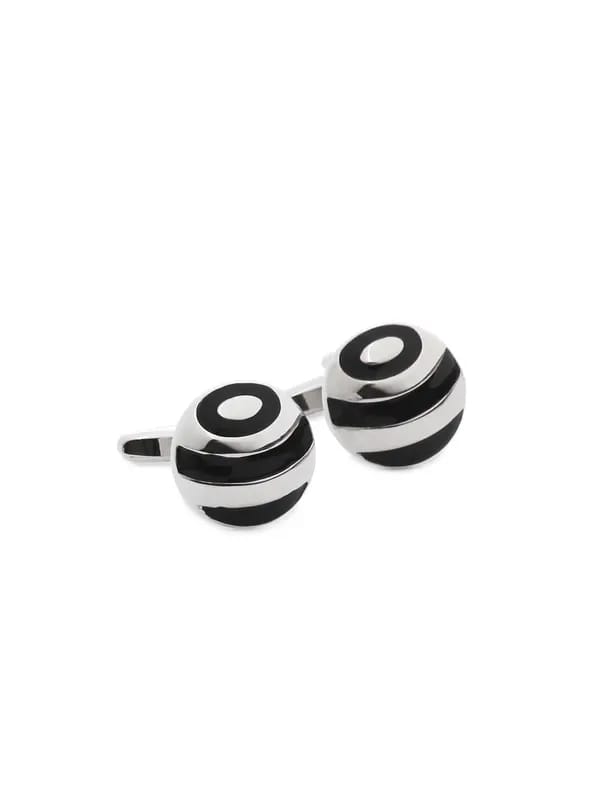 Hakashi Men Black Cufflinks