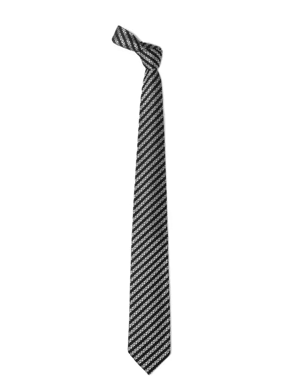 Hakashi Men Black Silk Tie