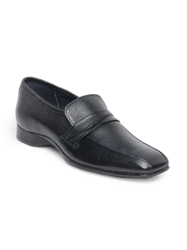 Fortune Men Black Formal Shoes