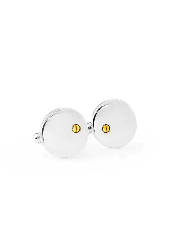 Revv Men Steel Cufflinks
