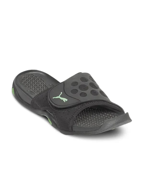 Puma Unisex Scuba Black Green Floater
