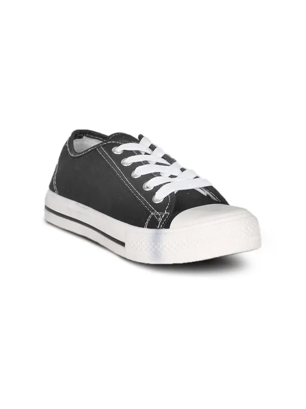 Numero Uno Men's Black Canvas Shoe
