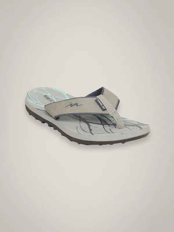 Numero Uno Men's Grey Navy Flip Flop