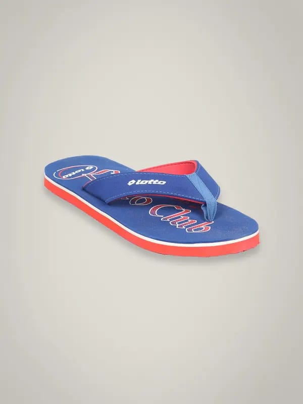 Lotto Men's Club Red Blue Flip Flop