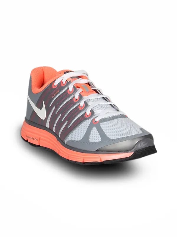 Nike Women's Lunarelite Grey Orange Shoe