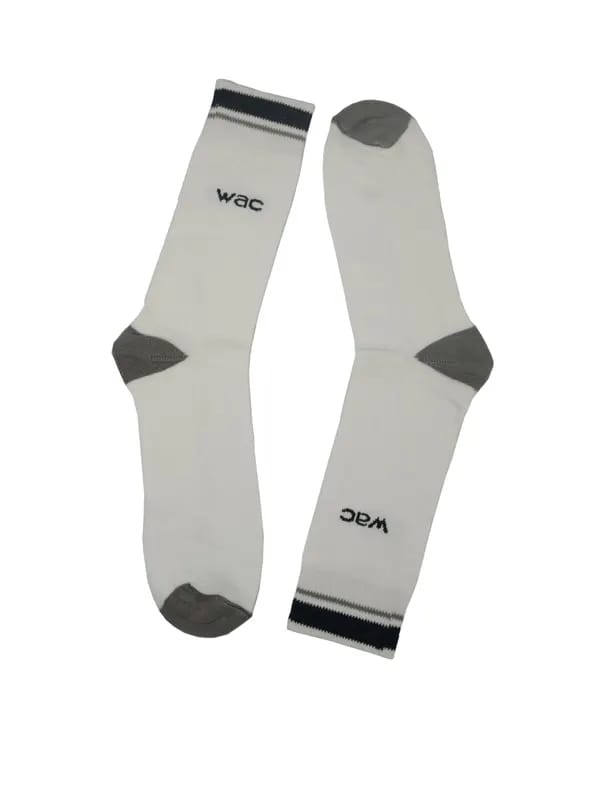Wrangler Men's White Crew Length Socks
