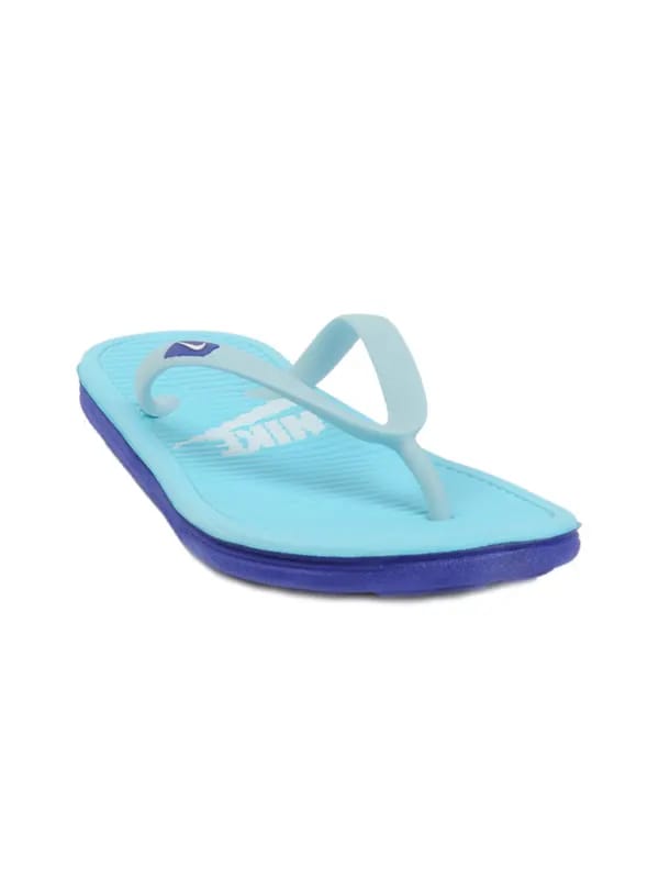 Nike Women Wmns Solarsoft Thong Blue Slippers