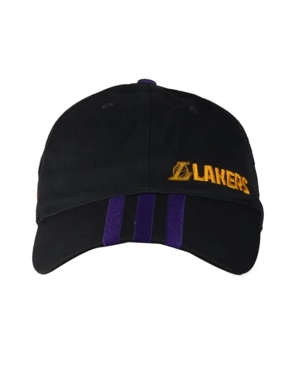ADIDAS Unisex Lakers Black Purple Cap