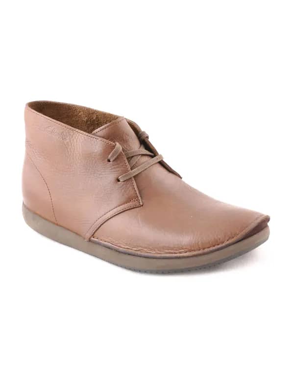 Clarks Men Leather Brown Formal Shoes