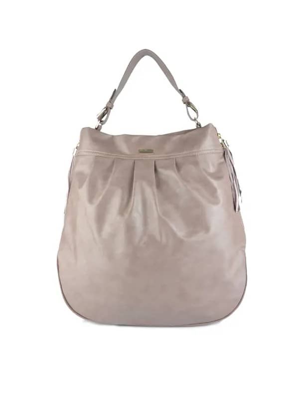 United Colors of Benetton Women Solid Lavender Handbags