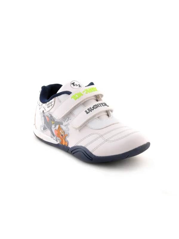 Warner Bros Kids Unisex TJ Chase Casual White Casual Shoes