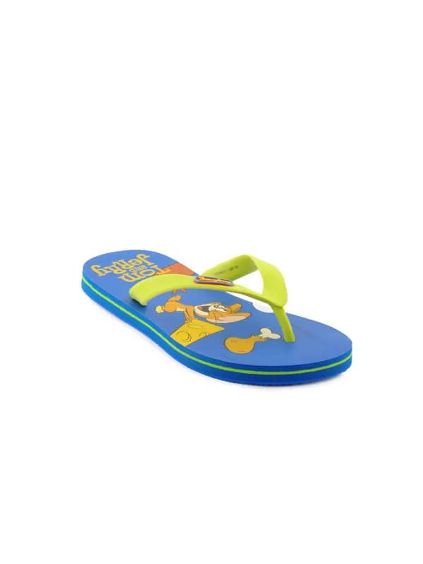 Warner Bros Kids Unisex TJ Hit & Chase Flops Blue Slippers