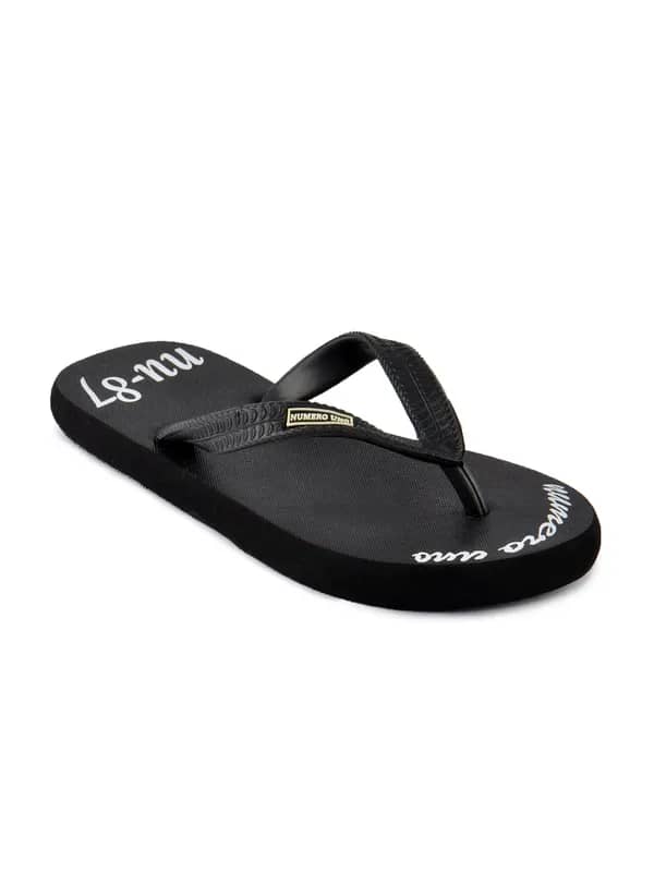 Numero Uno Men Casual Black Slipper