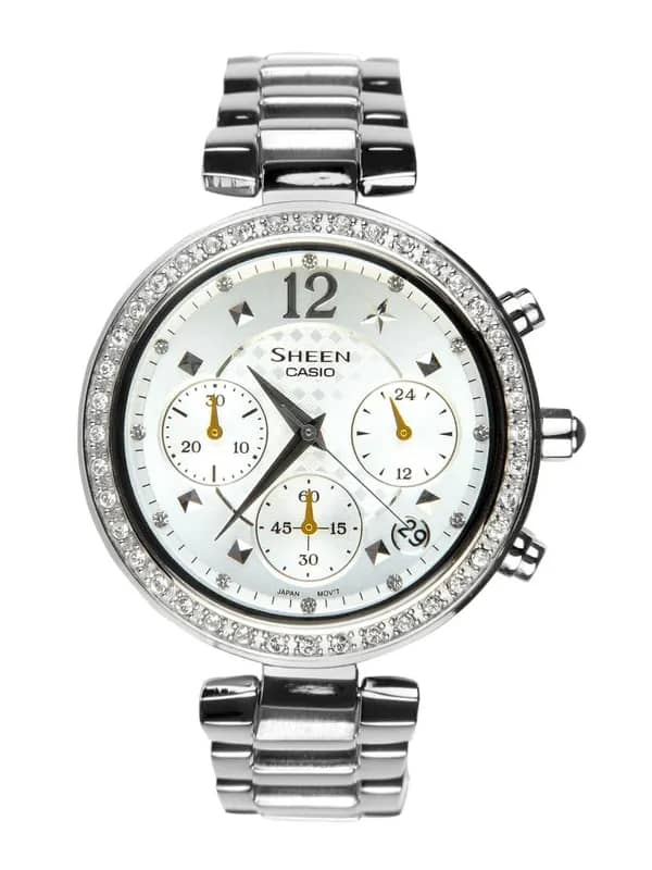 Casio Sheen Women Silver Analogue Watches (SX004) SHN-5014D-7ADR
