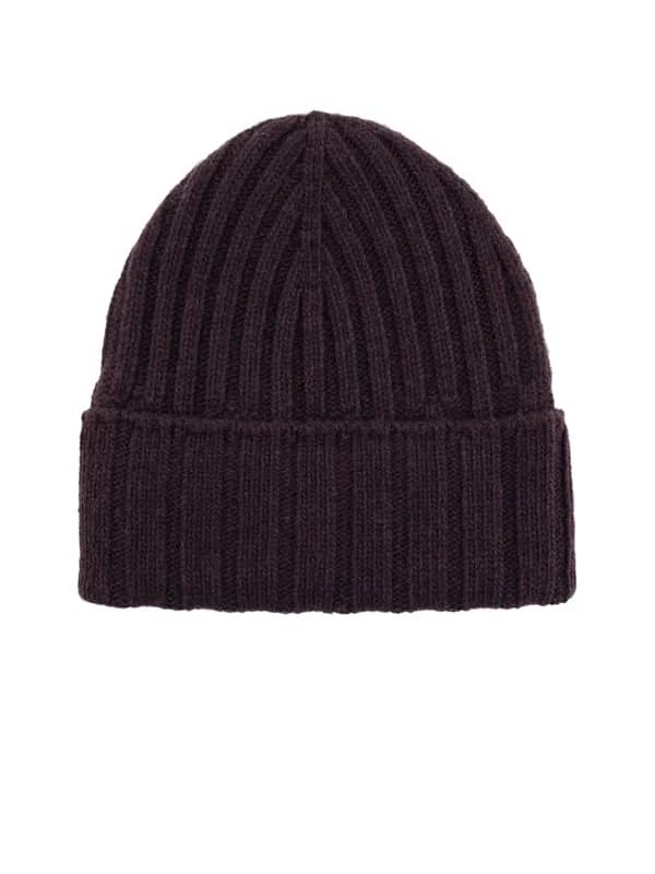United Colors of Benetton Men Solid Purple Cap