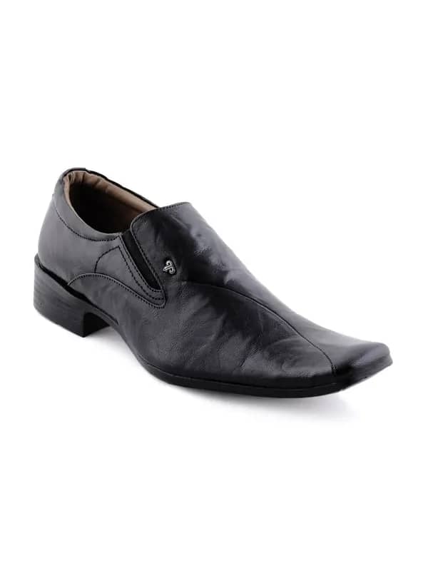 Provogue Men Black Formal Shoes