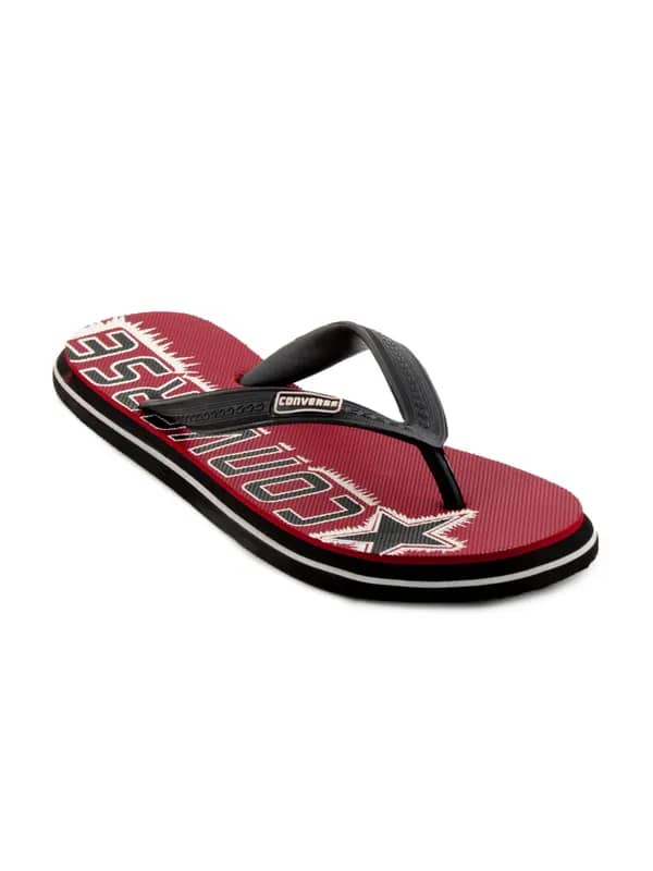 Converse Men Red Flip Flops