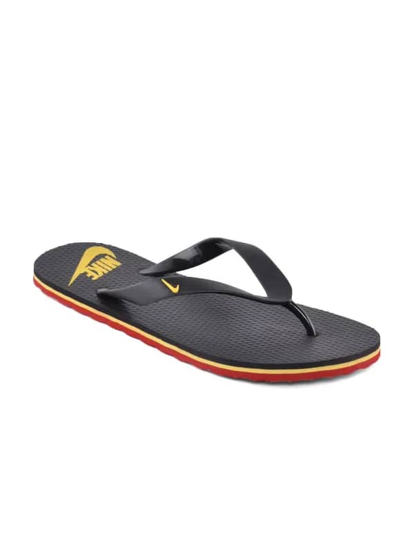 Nike Men Aquahype Black Flip Flops