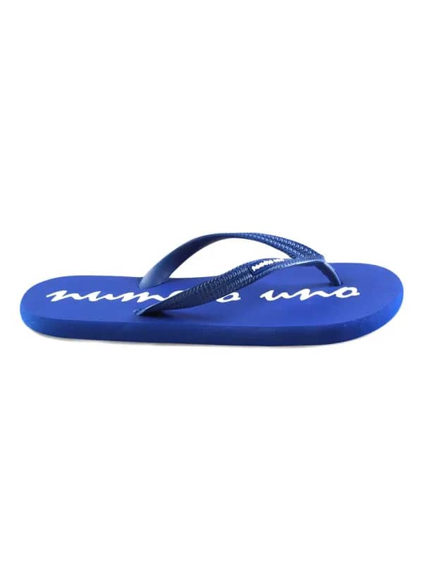 Numero Uno Men's Casual Blue Graphic Flip Flop