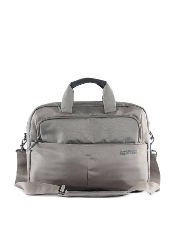 American Tourister Unisex Grey Laptop Bag