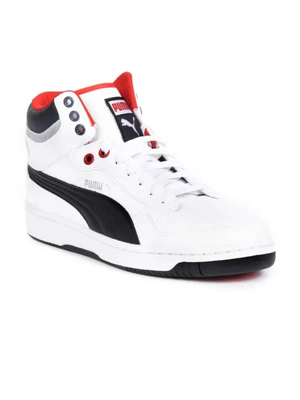 Puma Men Rebound White Shoes