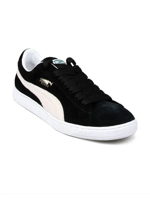 Puma Men's Suede Archive Black White Shoe