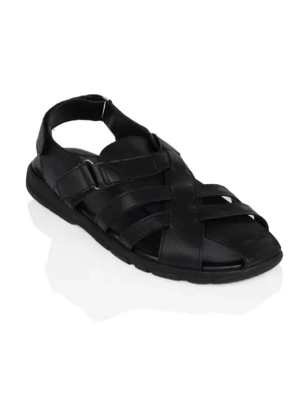 U.S. Polo Assn. Men Black Sandals