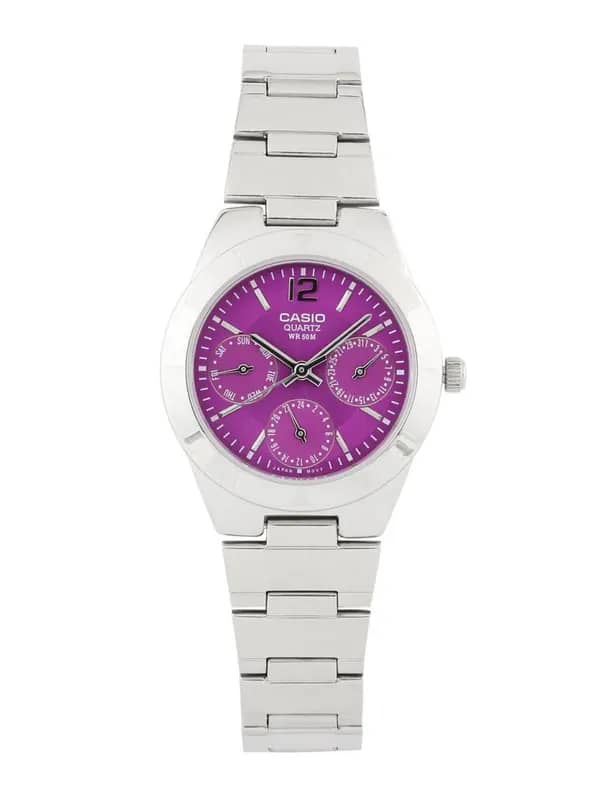 Casio Enticer Women Silver Analogue Watches (A535) LTP-2069D-6AVDF