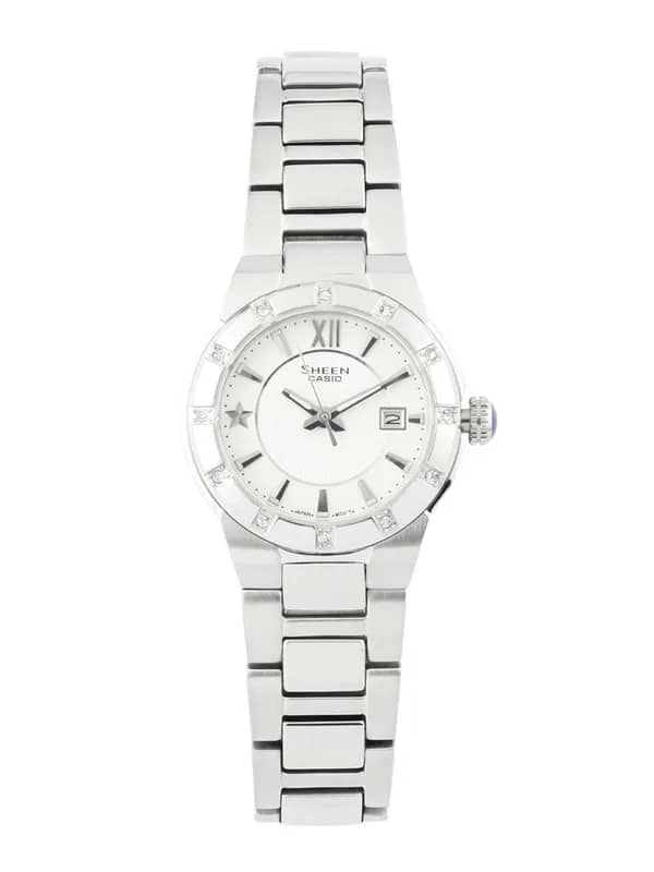 CASIO Sheen Women White Dial Watch SX035 SHE-4500D-7ADR
