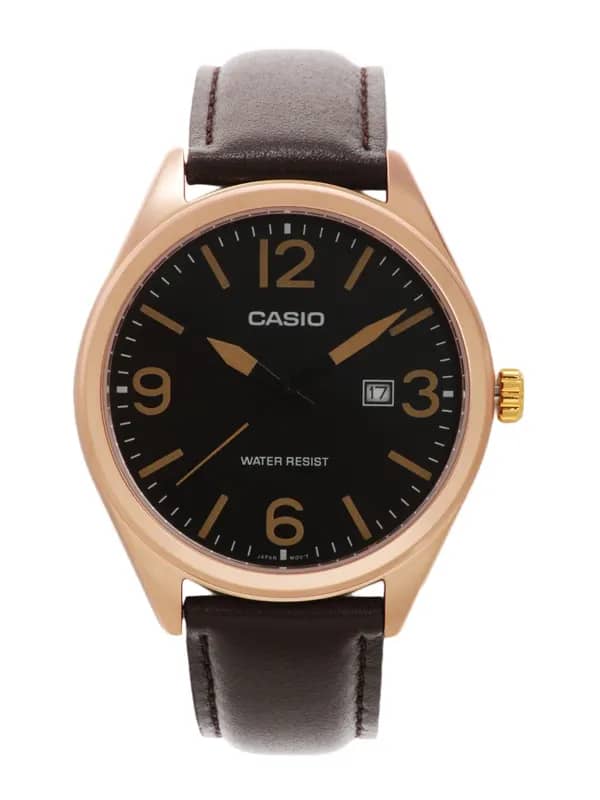 CASIO ENTICER Men Black Dial Analogue Watch A628