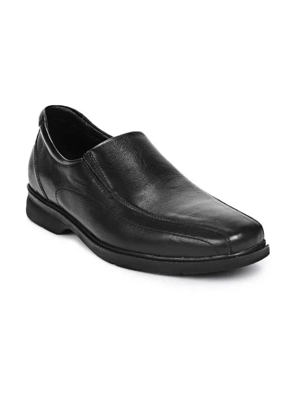 Franco Leone Men Black Formal Shoes
