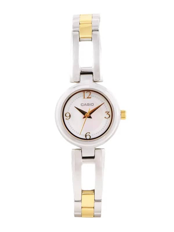 CASIO ENTICER Women White Dial Analogue Watch A634