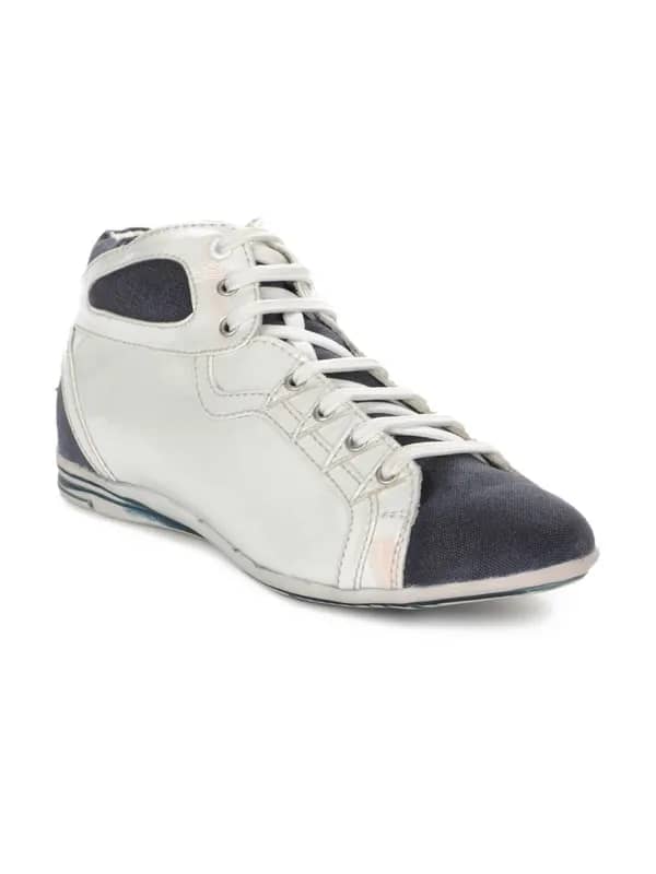 Flying Machine Men Blue & White Shoes