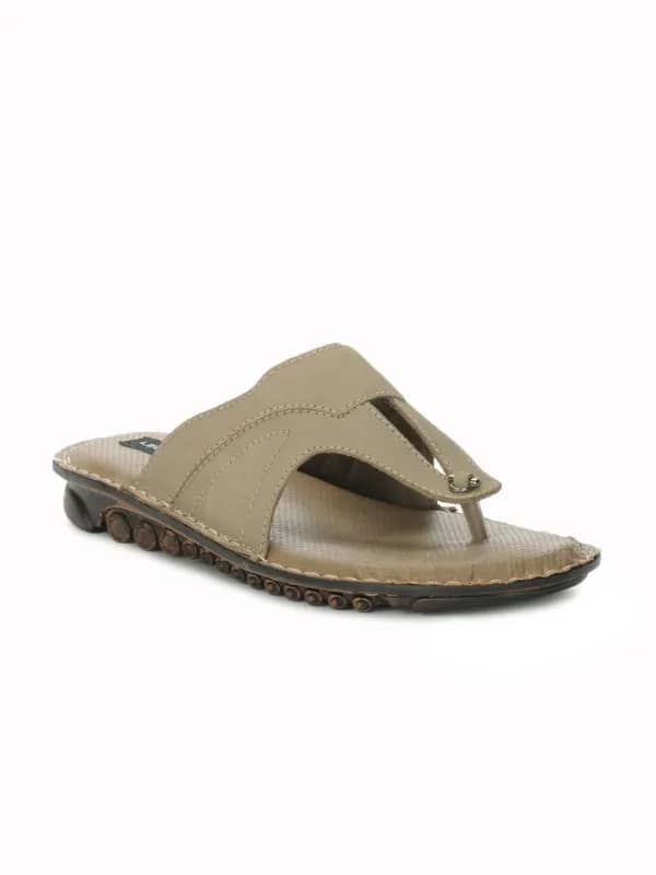 Lee Cooper Men Khaki Sandals