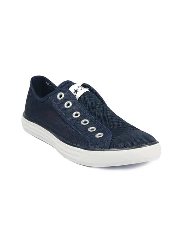 Converse Men's Chuck Slip Navy Red Canvas Shoe